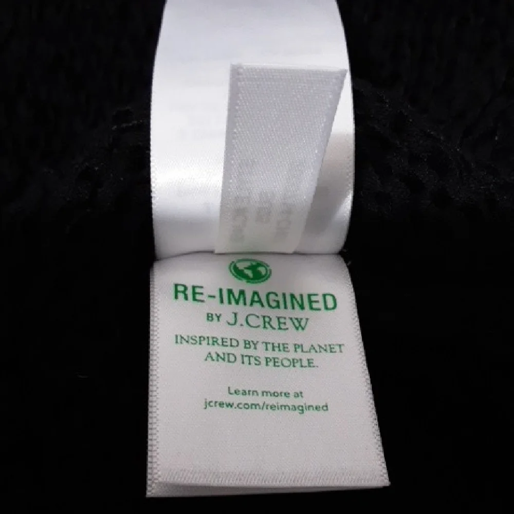 J. CREW Crochet Classic‎ Black Women's S Sweater